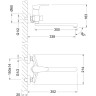 Смеситель LEMARK LINARA LM0451C универсальный