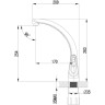 Смеситель LEMARK LUNA LM4155C для кухни