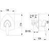 Смеситель LEMARK MARS LM3523C для душа