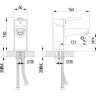 Смеситель LEMARK MARS LM3506C для раковины