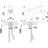 Смеситель LEMARK MELANGE LM4908CW для биде