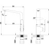Смеситель LEMARK MELANGE LM4905CW для кухни