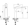 Смеситель LEMARK MELANGE LM4909CW для раковины