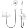 Смеситель LEMARK MINIMA LM3814C для ванны