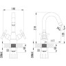 Смеситель LEMARK NEO LM2207C для раковины