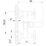 Смеситель LEMARK NEO LM2202C для ванны