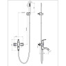 Смеситель LEMARK NUBIRA LM6214ORB для ванны