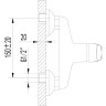 Смеситель LEMARK OMEGA LM3103C для душа