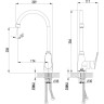 Смеситель LEMARK PARTNER LM6555C для кухни
