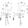 Смеситель LEMARK PLUS ADVANCE LM1208C для биде