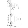 Смеситель LEMARK PLUS ADVANCE LM1203C для душа