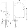 Смеситель LEMARK PLUS ADVANCE LM1205C для кухни