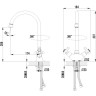 Смеситель LEMARK PLUS HARMONY LM1405C для кухни