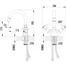 Смеситель LEMARK PLUS HARMONY LM1407C для раковины