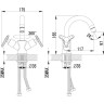 Смеситель LEMARK PLUS SPIRIT LM1907C для раковины