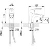 Смеситель LEMARK PLUS STRIKE LM1106C для раковины