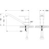 Смеситель LEMARK POINT LM0304C для кухни