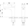 Смеситель LEMARK POINT LM0306C для раковины