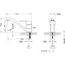 Смеситель LEMARK POINT LM0307C для раковины