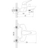 Смеситель LEMARK POSEIDON LM4232C для ванны