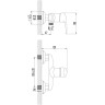 Смеситель LEMARK PRAMEN LM3303C для душа