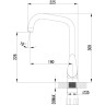 Смеситель LEMARK PRAMEN LM3355C для кухни