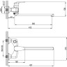 Смеситель LEMARK PRAMEN LM3317C для ванны