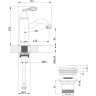 Смеситель LEMARK PRIME LM6106BRG для раковины