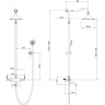 Смеситель LEMARK PRIME LM6162BRG для ванны и душа