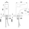 Смеситель LEMARK SHIFT LM4306C для раковины