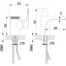 Смеситель LEMARK SHIFT LM4346C для раковины