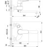 Смеситель LEMARK SHIFT LM4314C для ванны