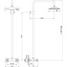 Смеситель LEMARK STANDART LM2160C для душа