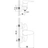 Смеситель LEMARK STATUS LM4403C для душа