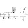 Смеситель LEMARK STATUS LM4445C на борт ванны