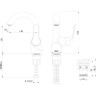 Смеситель LEMARK SWAN LM5406BG для раковины