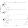 Смеситель LEMARK SWAN LM5451BG универсальный