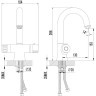 Смеситель LEMARK THERMO LM7736C для раковины термостатический