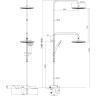 Смеситель LEMARK TROPIC LM7003С для ванны и душа