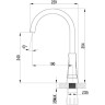 Смеситель LEMARK UNIT LM4555C для кухни