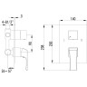 Смеситель LEMARK UNIT LM4527C для ванны и душа