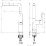 Смеситель LEMARK URSUS LM7205BL для кухни