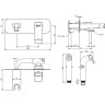 Смеситель LEMARK URSUS LM7220BL с гигиеническим душем встраиваемый