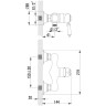 Смеситель LEMARK VILLA LM4803B для душа