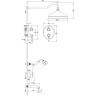 Смеситель LEMARK VILLA LM4822B для ванны и душа