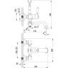 Смеситель LEMARK VILLA LM4812B для ванны