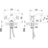 Смеситель LEMARK VISTA LM7606C для раковины