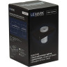 Стакан для зубных щеток LEMARK GLASS LINE с держателем чёрный/ стекло