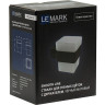 Стакан для зубных щеток LEMARK SMOOTH LINE с держателем чёрный