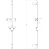 Стойка для душа LEMARK LM8063C